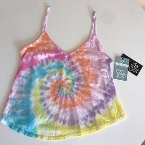 Chaser tie dye tank top - NWT Small